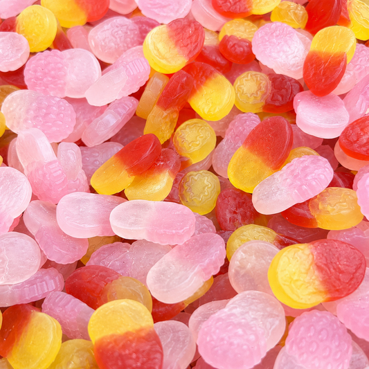 Saldūs „Tutti Frutti“ vaisiniai guminukai